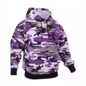 Mens Casual Camo Hoodie Top
