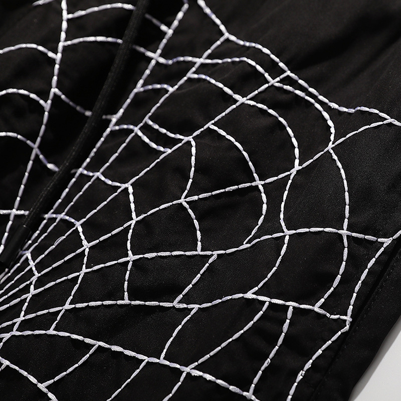 Spiderweb embroidered sweatpants - Image 2