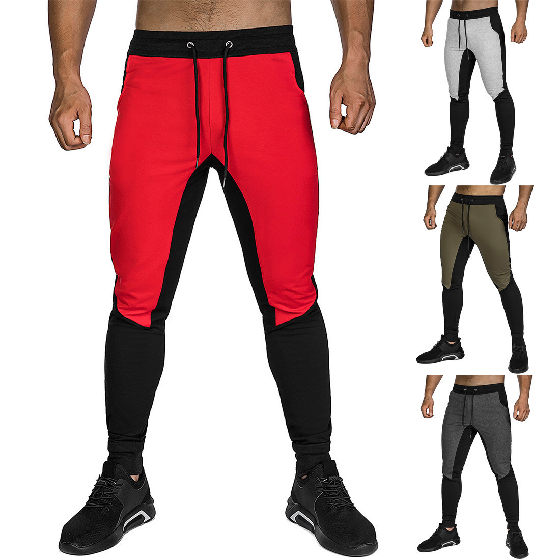 Men's Sweatpants Sports Pants Small Sweatpants Long Pants - Image 4